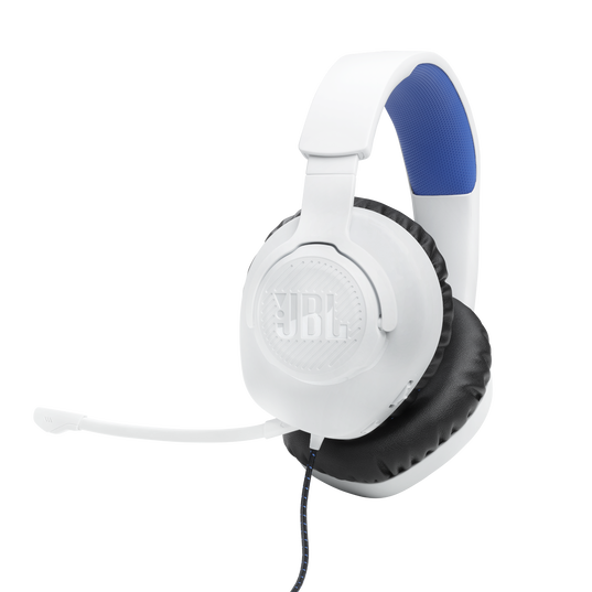 JBL Quantum 100P Console - Black - Wired over-ear gaming headset with a detachable mic - Hero